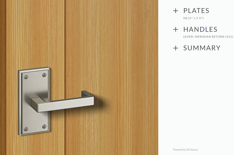 Ashley Norton BZ.SQ.311.20 Meridian Return Privacy - Dark Bronze