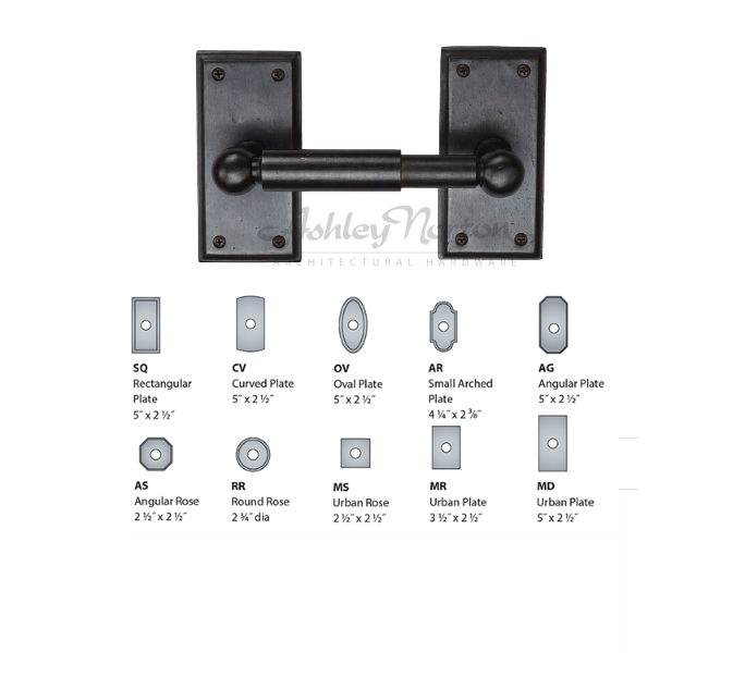 Ashley Norton BZ.SQ125 Paper Holder - Dark Bronze