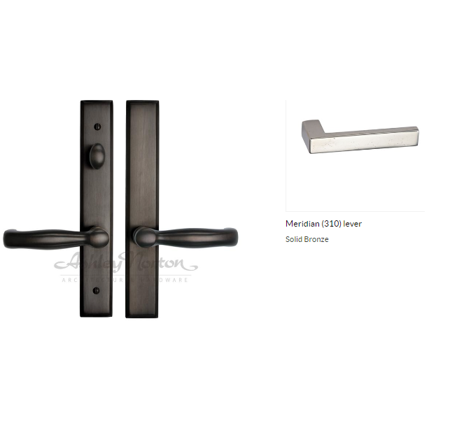 Ashley Norton BZ.SQEG4.310.55.R Meridian US Entry - Dark Bronze