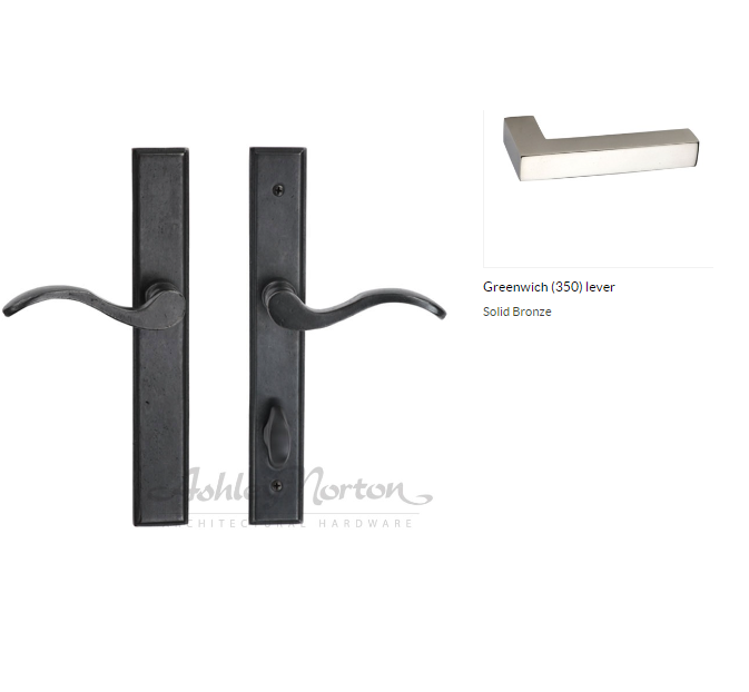 Ashley Norton BZ.SQEU4.350.42.L Greenwich Lever High Dummy - Dark Bronze