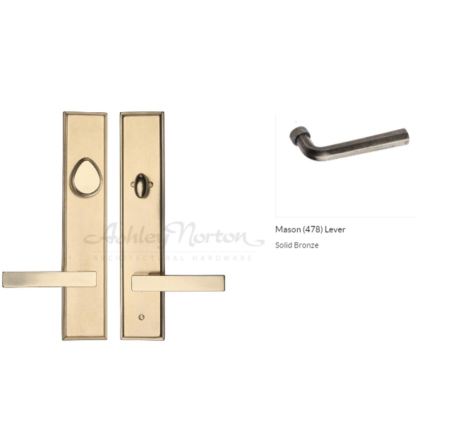 Ashley Norton BZ.SQLES.478.50.R Mason Entry - Dark Bronze