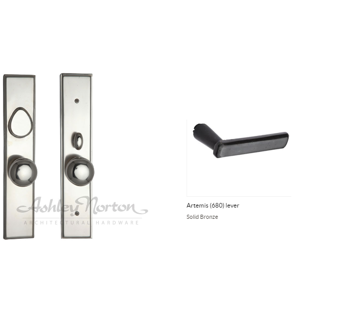 Ashley Norton BZ.SQMOR.680.12.R Artemis LxL Entry - Dark Bronze