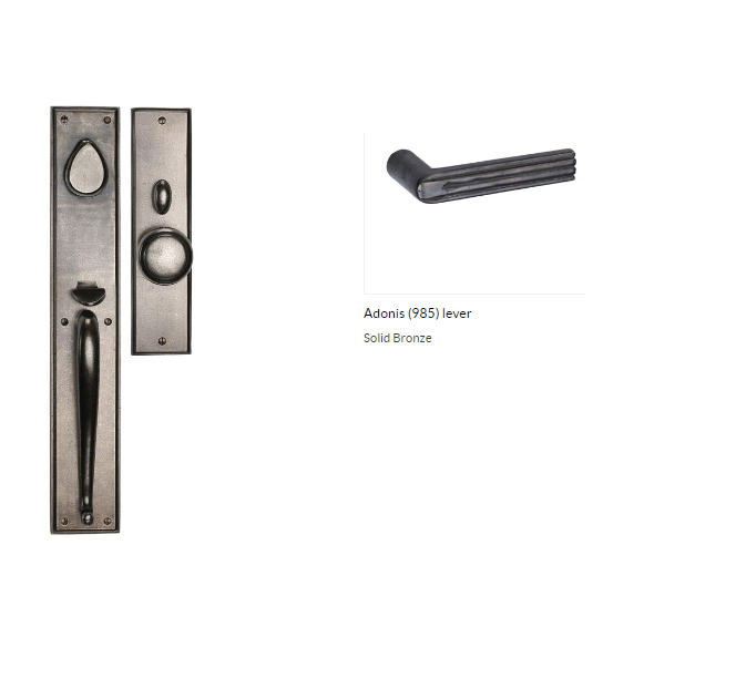 Ashley Norton BZ.SQSGL.985.10.L Adonis GxL Entry - Dark Bronze