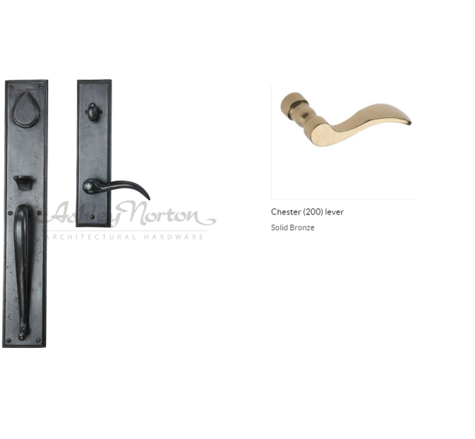 Ashley Norton BZ.SQTUB.200.50.R-234 Chester GxL Entry - Dark Bronze