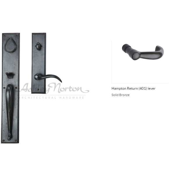 Ashley Norton BZ.SQTUB.401.50.R-234 Hampton Return GxL Entry - Dark Bronze