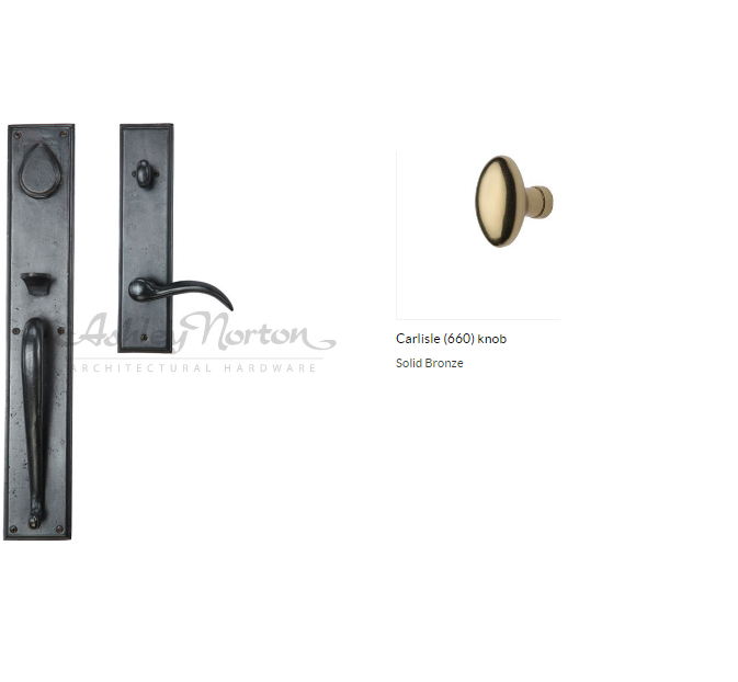 Ashley Norton BZ.SQTUB.660.50-234 Carlisle GxL Entry - Dark Bronze