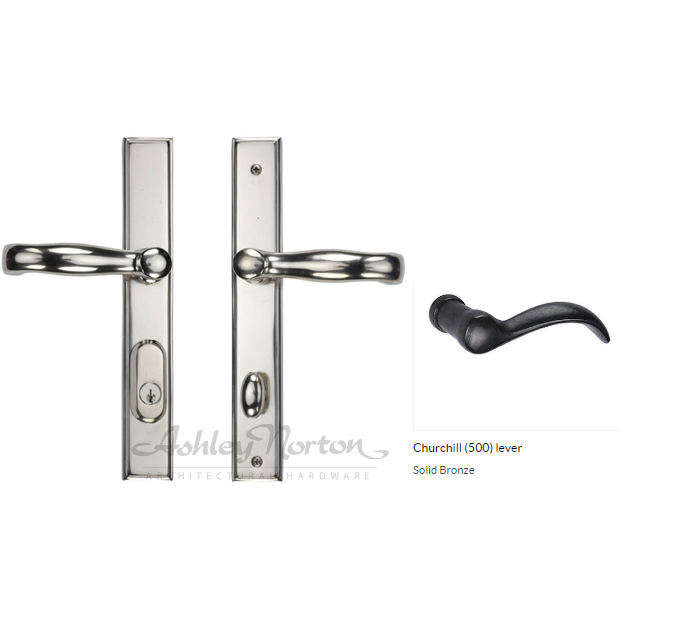 Ashley Norton BZ.SQUS4.500.42.L Churchill Lever High Dummy - Dark Bronze