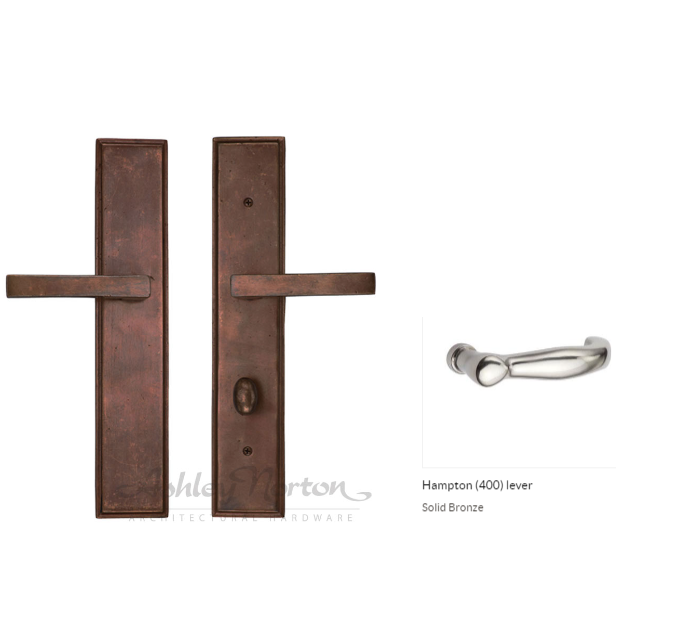 Ashley Norton BZ.SQUS5.400.42.R Hampton Lever High Dummy - Dark Bronze