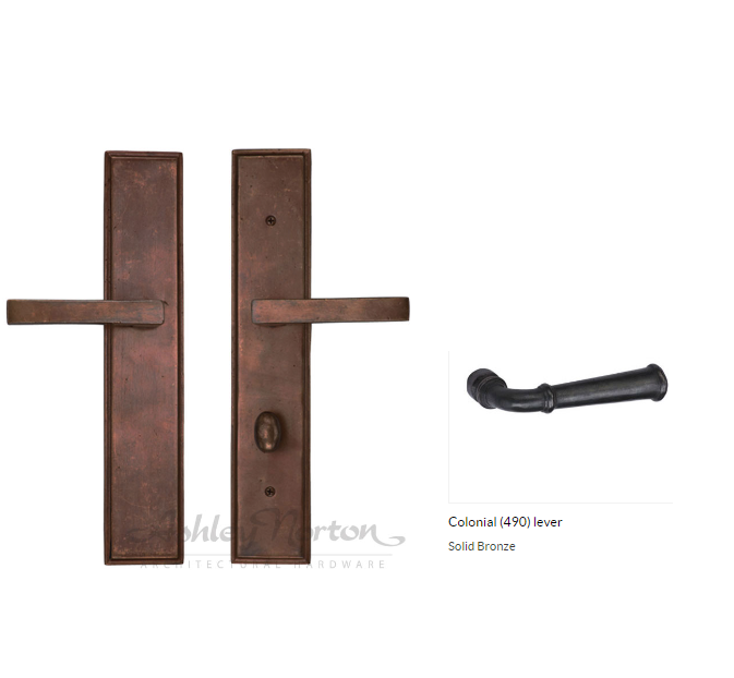 Ashley Norton BZ.SQUS5.490.55.L Colonial US Entry - Dark Bronze