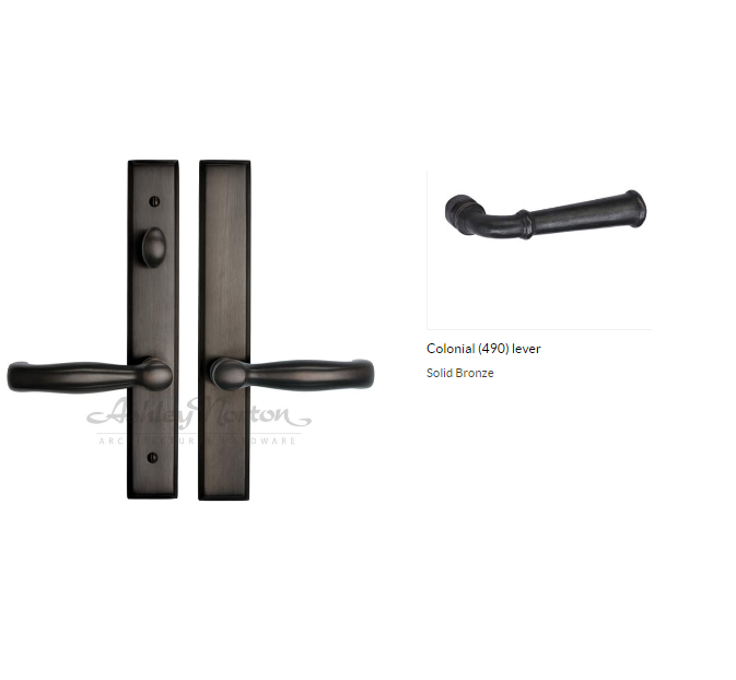Ashley Norton BZ/WL.SQEU4.490.57.R Colonial Euro Entry - Dark Bronze