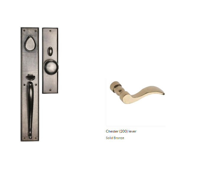 Ashley Norton BZ/WL.SQSGL.200.10.R Chester GxL Entry - Dark Bronze