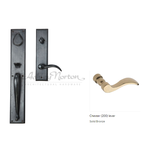 Ashley Norton BZ/WL.SQTUB.200.50.L-238 Chester GxL Entry - Dark Bronze