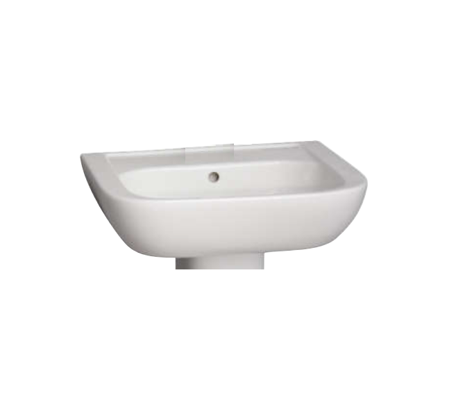 Barclay B/3-2014WH Caroline 550 Basin Only - 4 Center Set - White