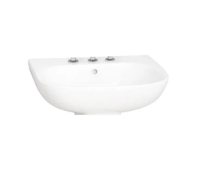 Barclay B/3-2034WH Tonique 550 Basin Only - 4 Centerset - White