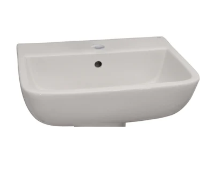 Barclay B/3-211WH Series 600 Basin Only 1 Hole - White