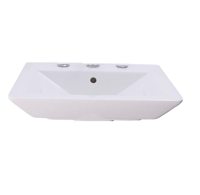 Barclay B/3-361WH Opulence 23 Basin Only Rect. Bowl 1 Hole - White