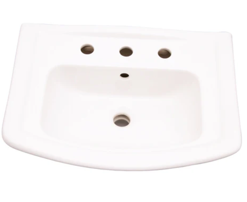 Barclay B/3-398WH Washington 550 Basin Only 8" Centerset - White