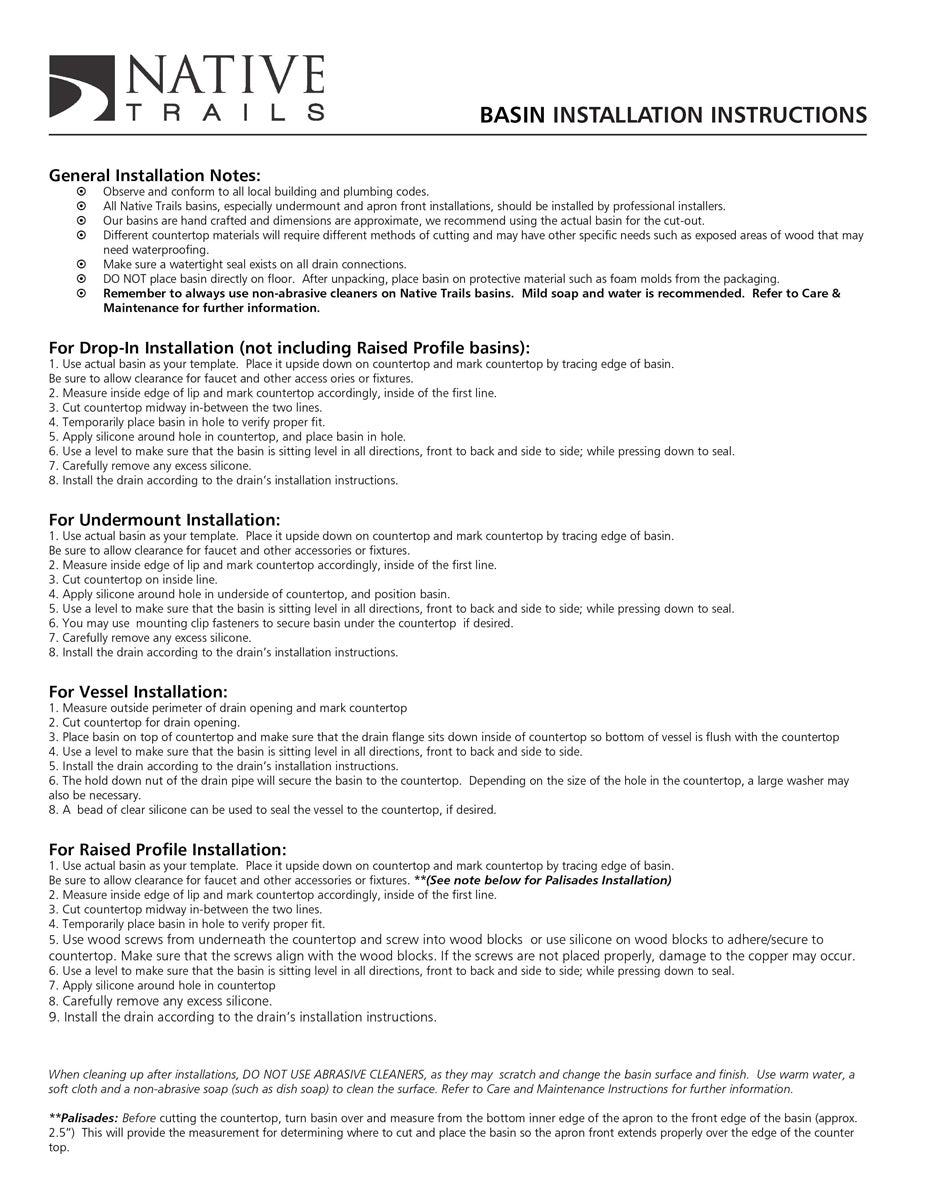 Native Trails NSL1915 Nipomo - Parent