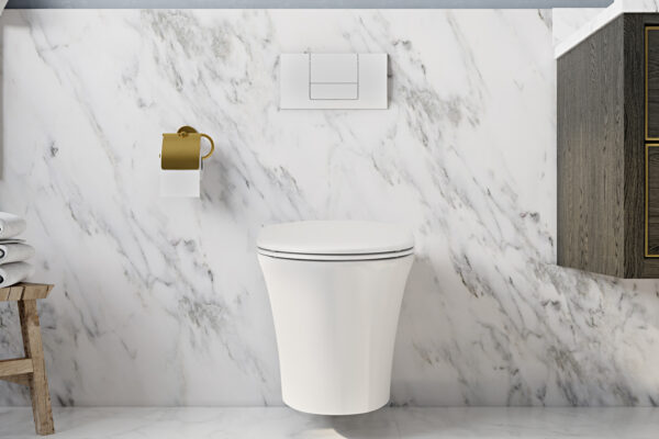 Icera C-6620.01 Muse Wallhung Toilet Bowl Compact Elongated - White