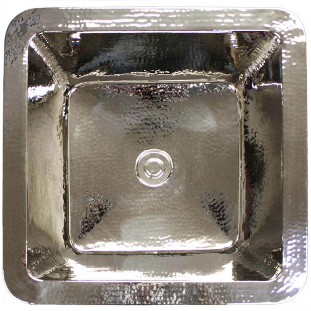 Linkasink C007-2 Hammered Large Square With 2 Drain Opening