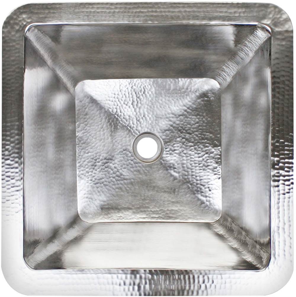 Linkasink C007-2 Hammered Large Square With 2 Drain Opening