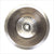 Linkasink C016 Hammered Small Round Flat Bottom Bar/Utility, 2 Drain Opening