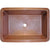 Linkasink C054 Hammered Rectangular Box Sink