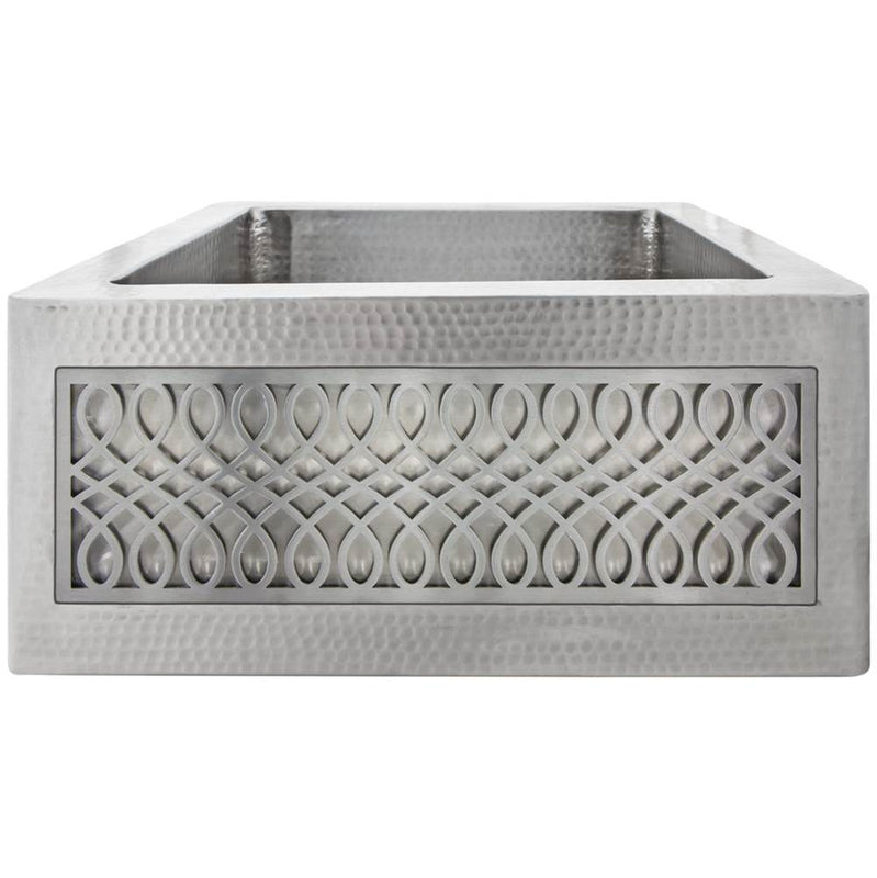Linkasink C074-3.5 Hammered Inset Apron Front Hammered Bar Sink - ( Does Not Inlcude Inset Panel) - Parent