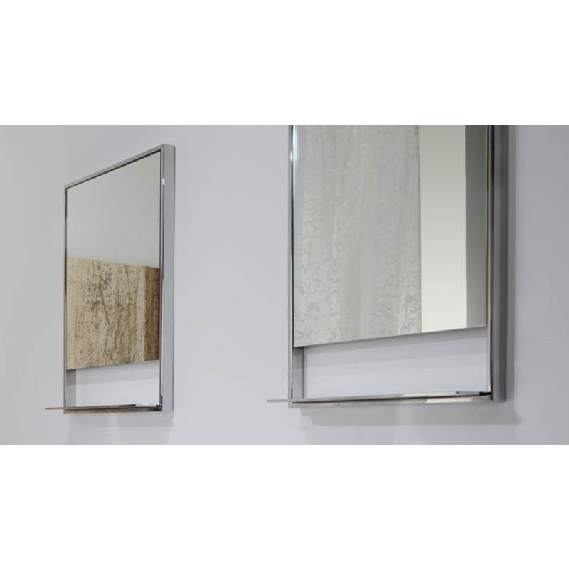 Wet Style C2819M Mirror - C - 28 H X 19 W - Stainless Steel Mirror Finish