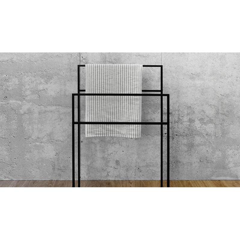 Wet Style C2-22TH-MB Furniture C2 -Towel Holder - Stainless Steel - 22 - Black Matte Finish