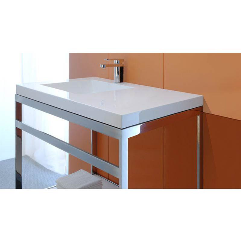 Wet Style C36M Furniture C - Console - 22 1/8 X 36 1/4 - Stainless Steel Mirror Finish