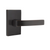 Emtek C5212BRL Concealed , Privacy , Modern Rectangular Rosette , Breslin Lever