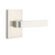 Emtek C5212BRL Concealed , Privacy , Modern Rectangular Rosette , Breslin Lever