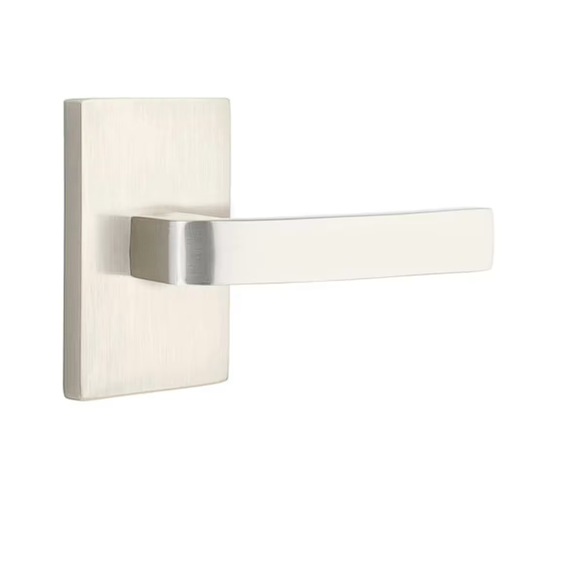 Emtek C5112BRL Concealed , Passage , Modern Rectangular Rosette , Breslin Lever