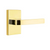 Emtek C5212BRL Concealed , Privacy , Modern Rectangular Rosette , Breslin Lever