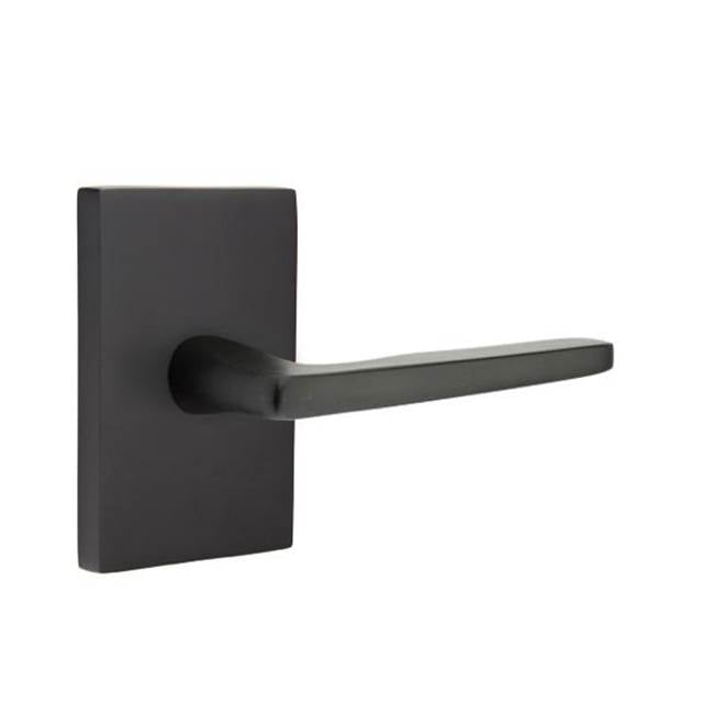 Emtek C5212HER Concealed , Privacy , Modern Rectangular Rosette , Hermes Lever