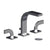 Franz Viegener FV201/J4 Domino Widespread Lavatory Faucet With Push Down Pop - Up Drain Assembly