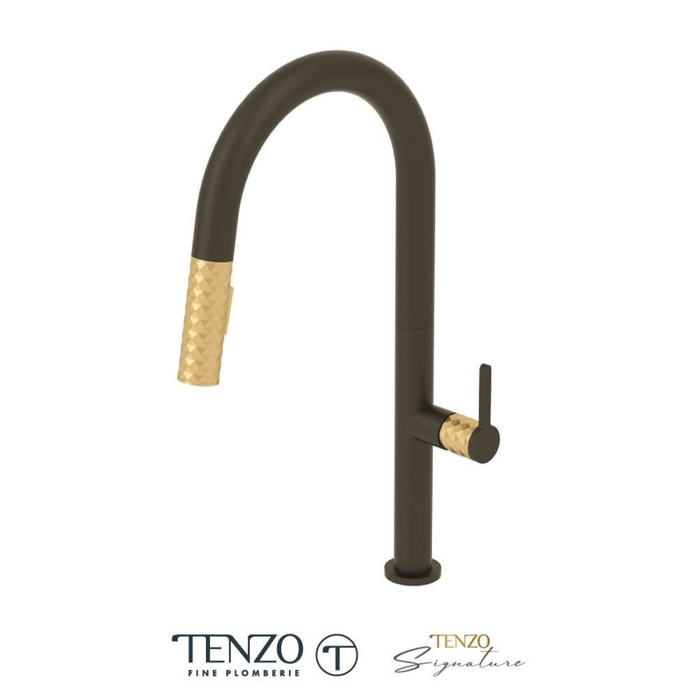 Tenzo CA130 Single-Handle Kitchen Faucet Calozy With Pull-Down & 2-Function Hand Shower