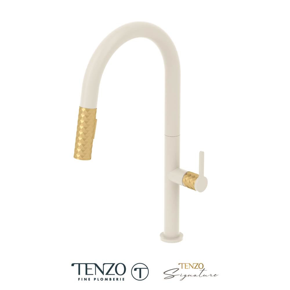 Tenzo CA130 Single-Handle Kitchen Faucet Calozy With Pull-Down & 2-Function Hand Shower