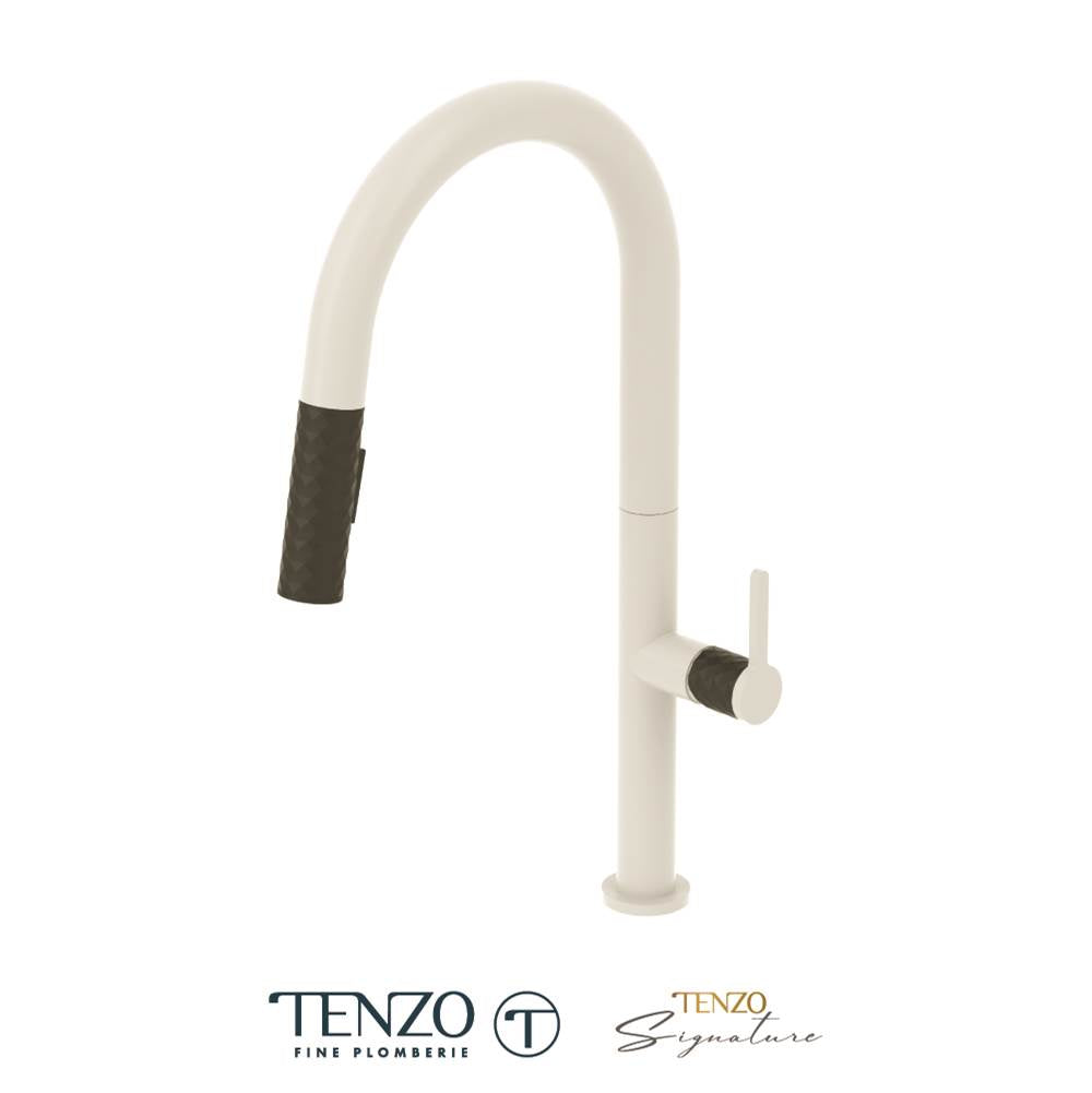 Tenzo CA130 Single-Handle Kitchen Faucet Calozy With Pull-Down & 2-Function Hand Shower