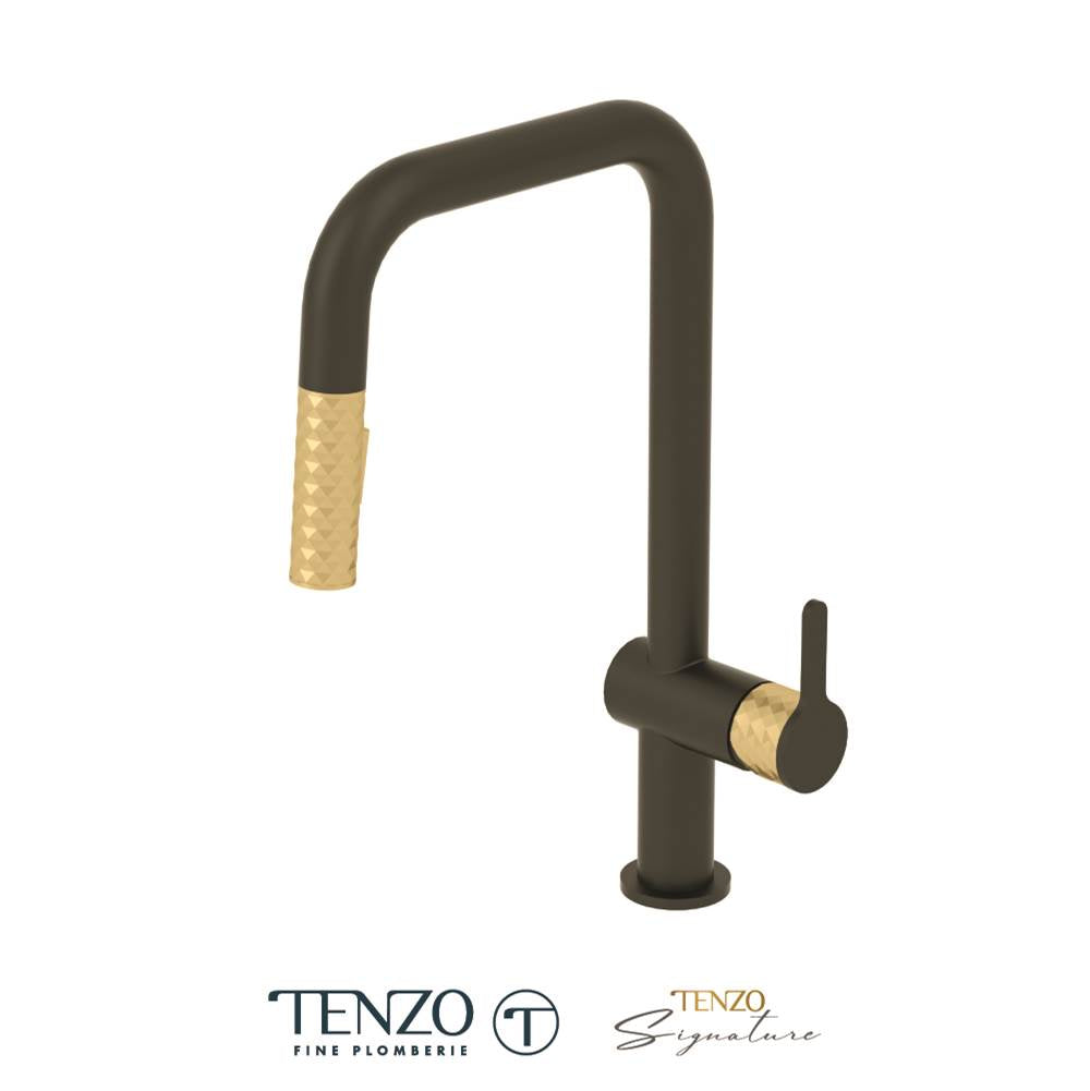 Tenzo CA131 Single-Handle Kitchen Faucet Calozy With Pull-Down & 2-Function Hand Shower