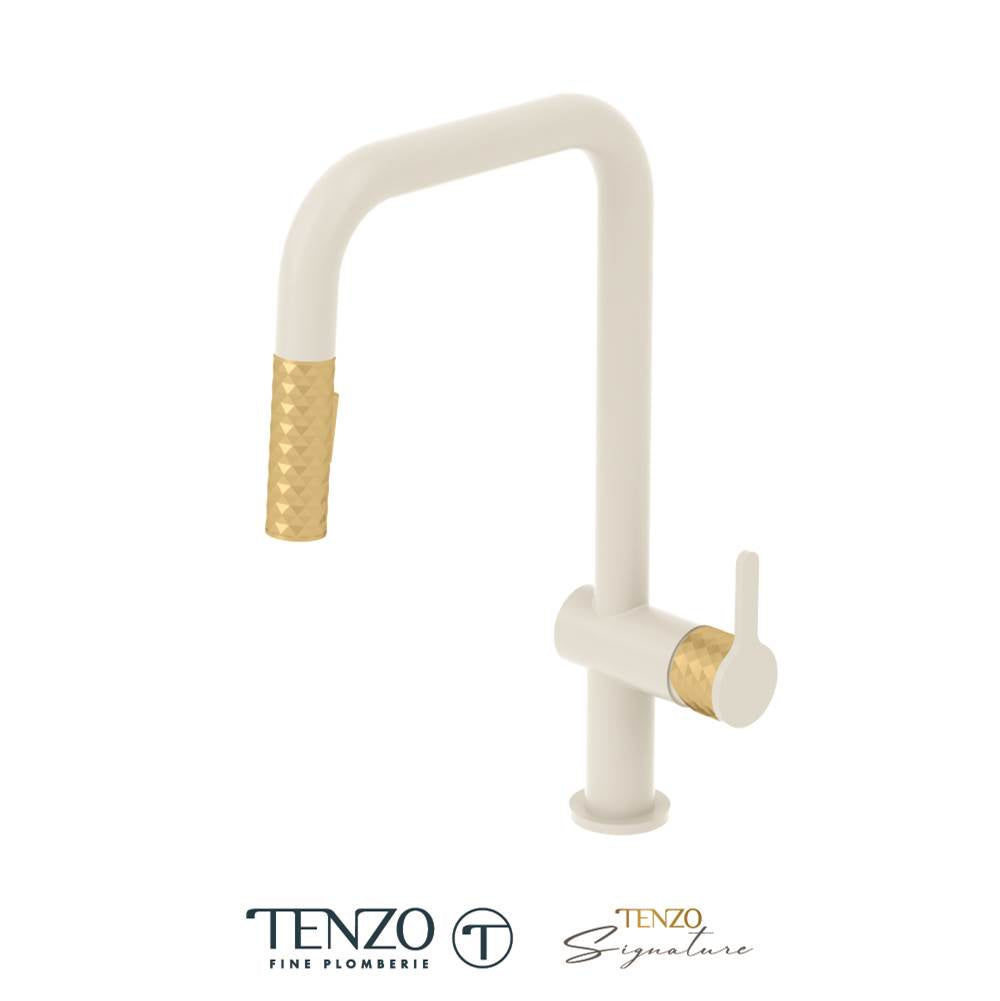 Tenzo CA131 Single-Handle Kitchen Faucet Calozy With Pull-Down & 2-Function Hand Shower