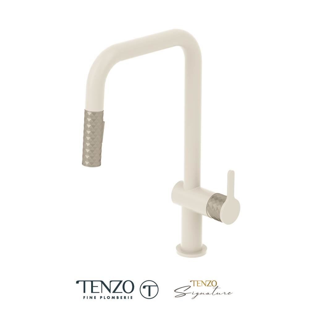 Tenzo CA131 Single-Handle Kitchen Faucet Calozy With Pull-Down & 2-Function Hand Shower