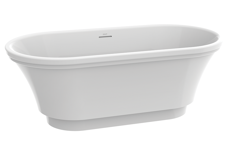 Graff CAM64L-OF-GL Camden Freestanding Bathtub with Integrated Overflow - Parent
