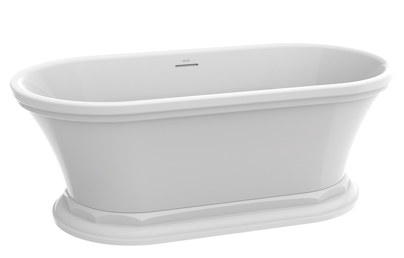 Graff CAMB64L-OF-MT Camden Freestanding Bathtub with Integrated Overflow - Parent
