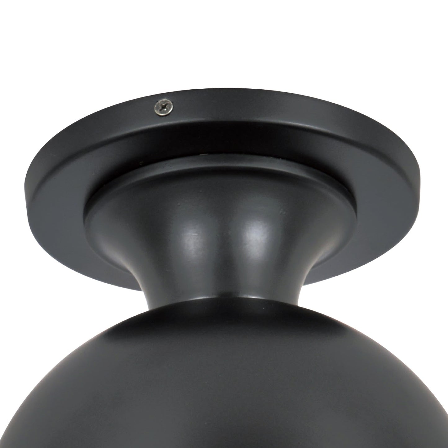 Crystorama CAP-8500-MK-TG Brian Patrick Flynn for Crystorama Capsule 1 Light Outdoor Ceiling Mount - Matte Black and Textured Gold