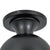 Crystorama CAP-8500-MK-TG Brian Patrick Flynn for Crystorama Capsule 1 Light Outdoor Ceiling Mount - Matte Black and Textured Gold