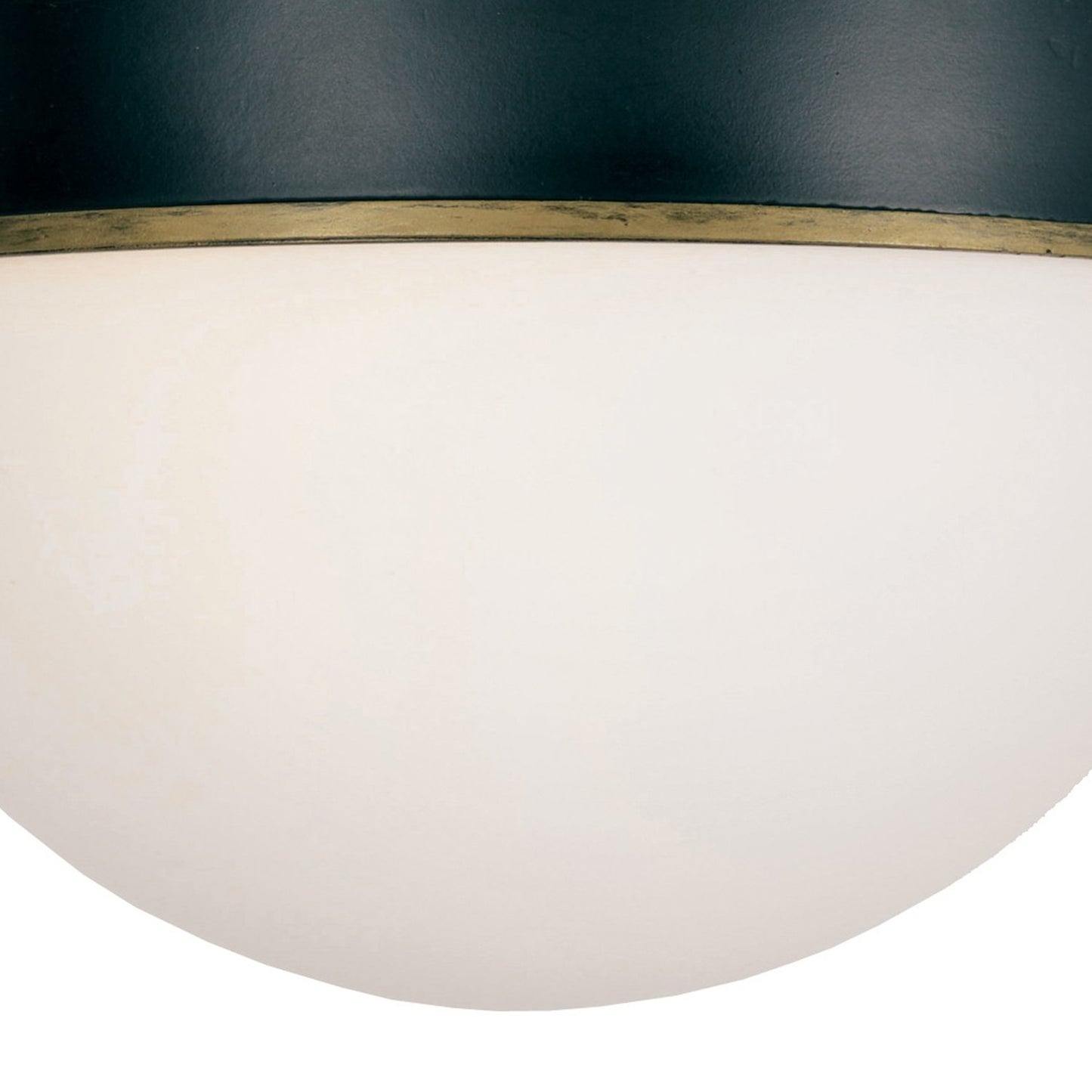 Crystorama CAP-8503-MK-TG Brian Patrick Flynn for Crystorama Capsule 2 Light Outdoor Ceiling Mount - Matte Black and Textured Gold