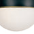 Crystorama CAP-8503-MK-TG Brian Patrick Flynn for Crystorama Capsule 2 Light Outdoor Ceiling Mount - Matte Black and Textured Gold