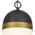 Crystorama CAP-8507-MK-TG Brian Patrick Flynn for Crystorama Capsule 1 Light Outdoor Pendant - Matte Black and Textured Gold